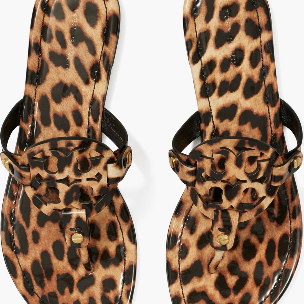Tory Burch Leopard Print Sandals